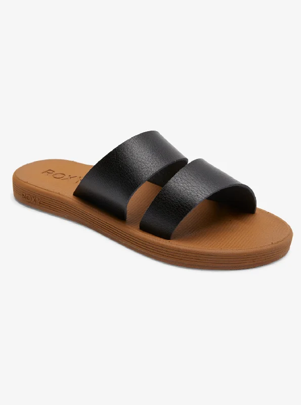 Anti - Slip Women's Sandals with a Grooved Sole in Green for Outdoor AdventuresCoastal Cool Sandals - Black Anti - Slip Women's Sandals with a Grooved Sole in Green for Outdoor AdventuresCoastal Cool Sandals - Black