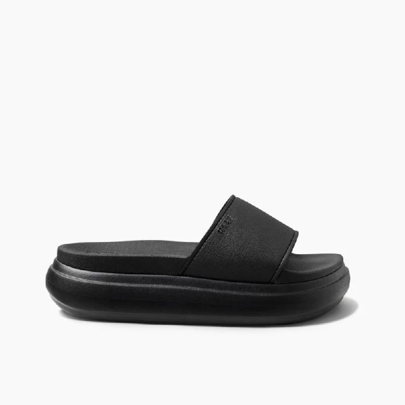 Women's Sandals with a Wedge Heel and a Tassel Detail in Orange for a Trendy LookReef Women's Cushion Bondi Bay Platform Slide Sandal Black / Black Women's Sandals with a Wedge Heel and a Tassel Detail in Orange for a Trendy LookReef Women's Cushion Bondi Bay Platform Slide Sandal Black / Black