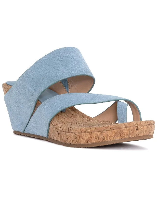 Women's Cork - Soled Espadrille Sandals with a Rope - Trimmed Upper in Navy for a Summer VibeDonald Pliner Gayle Suede Sandal Women's Cork - Soled Espadrille Sandals with a Rope - Trimmed Upper in Navy for a Summer VibeDonald Pliner Gayle Suede Sandal