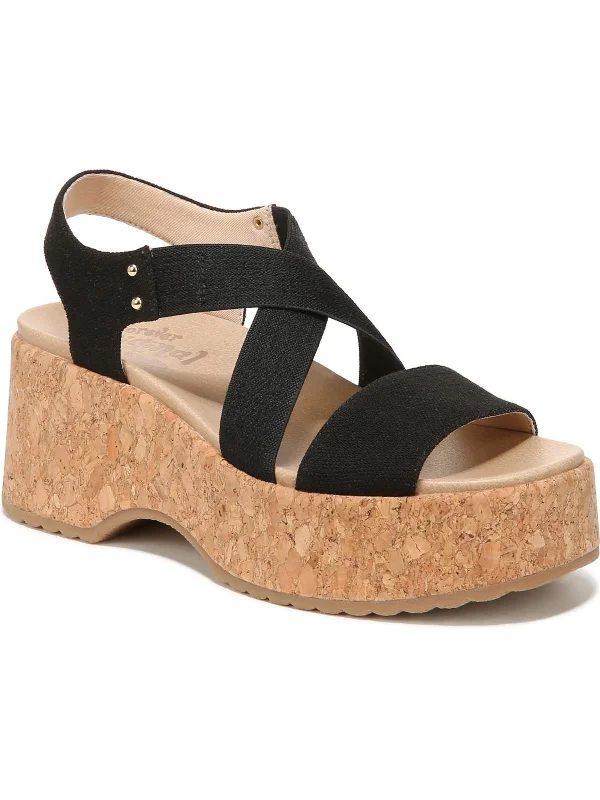 Women's Leather - Strapped Sandals with a Braided Detail in Brown for a Rustic AppealDottie Womens Slingback Slip-On Platform Sandals Women's Leather - Strapped Sandals with a Braided Detail in Brown for a Rustic AppealDottie Womens Slingback Slip-On Platform Sandals
