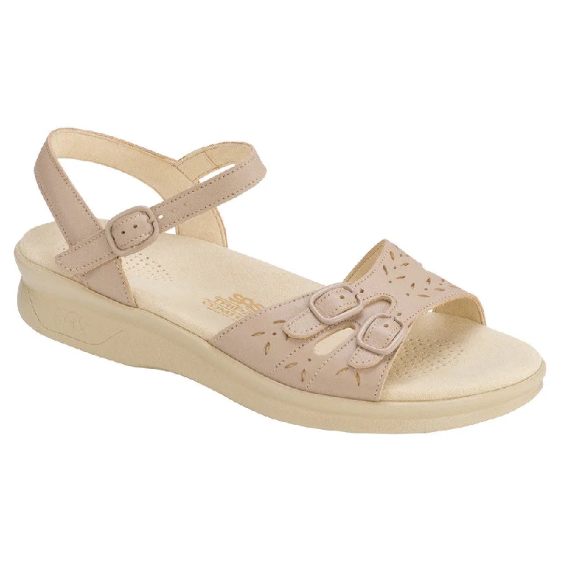 Women's Leather - Strapped Sandals with a Braided Detail in Brown for a Rustic AppealSas Women's Duo Quarter Strap Sandal Natural Women's Leather - Strapped Sandals with a Braided Detail in Brown for a Rustic AppealSas Women's Duo Quarter Strap Sandal Natural