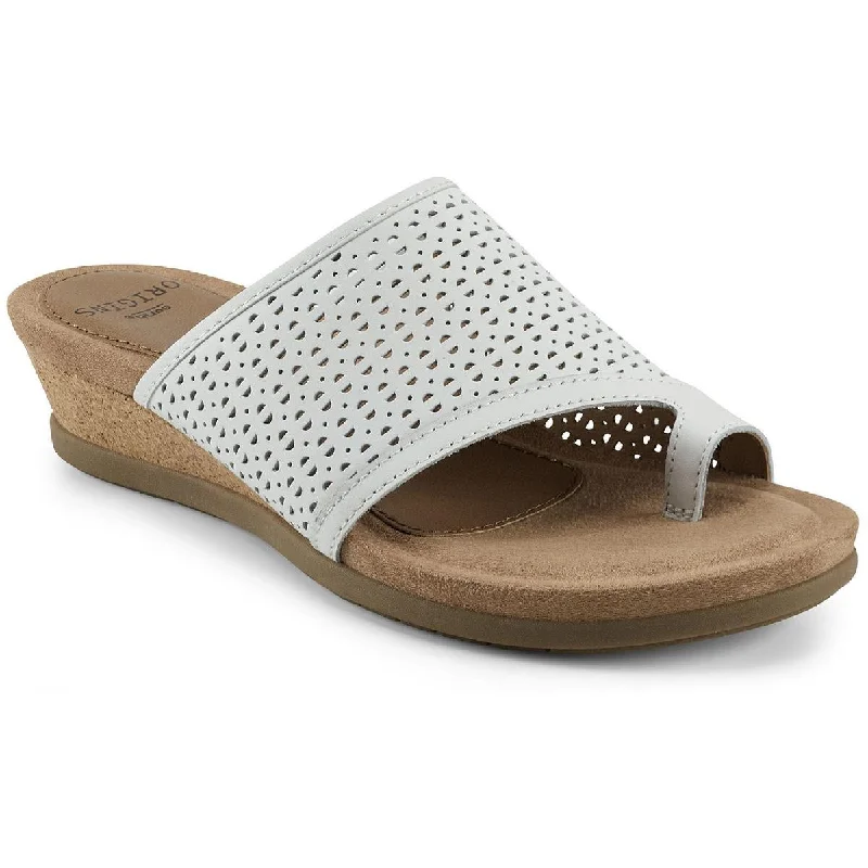 Child - Friendly Women's Sandals with a Secure Buckle in Purple for Moms on the GoEarth Origins Womens Pearl Suede Toe Loop Wedge Sandals Child - Friendly Women's Sandals with a Secure Buckle in Purple for Moms on the GoEarth Origins Womens Pearl Suede Toe Loop Wedge Sandals