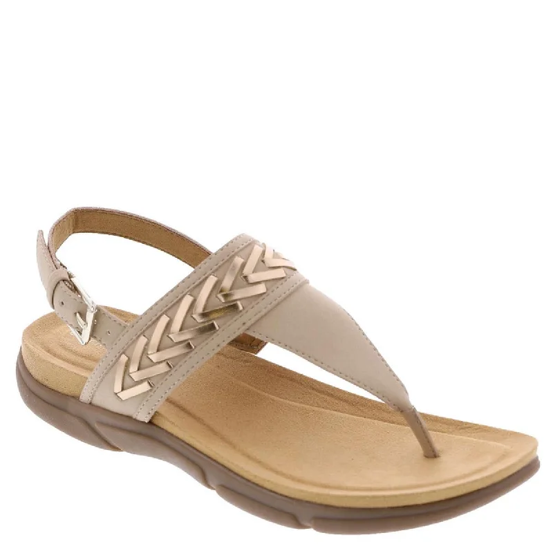 Sustainable Women's Recycled Material Sandals in Beige for Eco - Conscious ShoppersEasy Spirit Womens Monte 3 Chevron Ankle Strap Sustainable Women's Recycled Material Sandals in Beige for Eco - Conscious ShoppersEasy Spirit Womens Monte 3 Chevron Ankle Strap