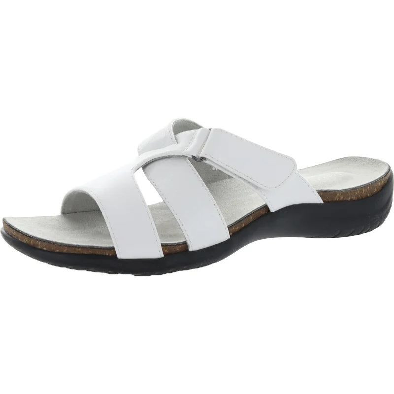 Women's Leather - Strapped Sandals with a Braided Detail in Brown for a Rustic AppealEasy Street Womens Frenzy Faux Leather Comfort Slide Sandals Women's Leather - Strapped Sandals with a Braided Detail in Brown for a Rustic AppealEasy Street Womens Frenzy Faux Leather Comfort Slide Sandals