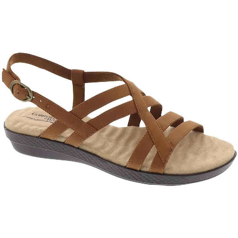 Child - Friendly Women's Sandals with a Secure Buckle in Purple for Moms on the GoEasy Street Womens Lobo Slip On Open Toe Slingback Sandals Child - Friendly Women's Sandals with a Secure Buckle in Purple for Moms on the GoEasy Street Womens Lobo Slip On Open Toe Slingback Sandals