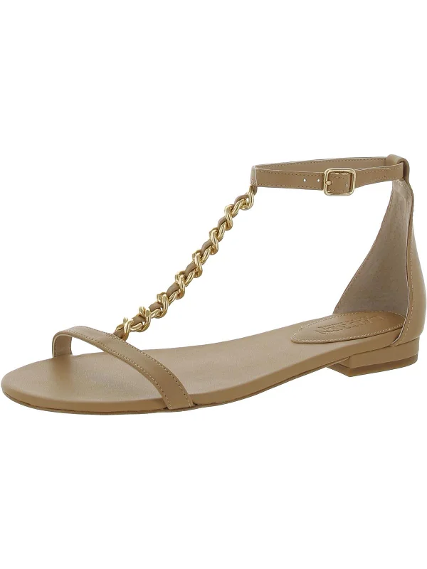 Women's Strappy Gladiator Sandals with Buckle Closures in Tan for a Boho LookElise Womens Leather Flat Ankle Strap Women's Strappy Gladiator Sandals with Buckle Closures in Tan for a Boho LookElise Womens Leather Flat Ankle Strap