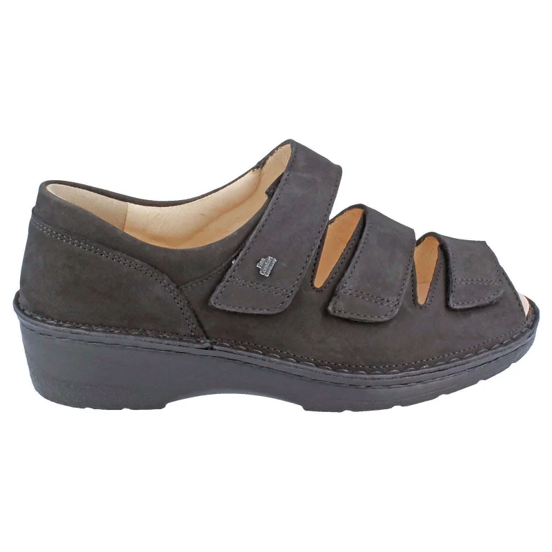 Anti - Slip Women's Sandals with a Grooved Sole in Green for Outdoor AdventuresIschia Nubuck Leather Women's Slip-On Sandals Anti - Slip Women's Sandals with a Grooved Sole in Green for Outdoor AdventuresIschia Nubuck Leather Women's Slip-On Sandals