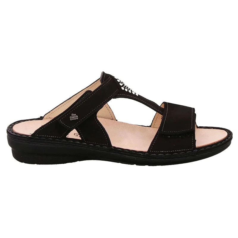 Women's Flat Slide Sandals with a Memory Foam Insole in White for All - Day ComfortVerin Nubuck Leather Women's Slip-On Sandals Women's Flat Slide Sandals with a Memory Foam Insole in White for All - Day ComfortVerin Nubuck Leather Women's Slip-On Sandals