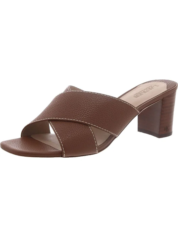polo tan tumbled leather