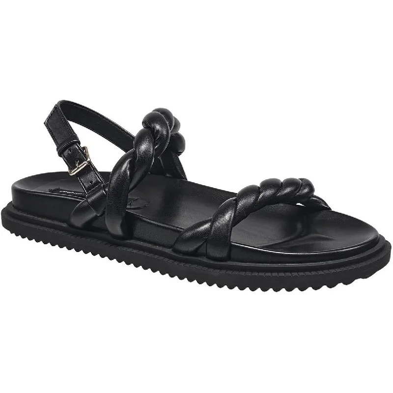 Child - Friendly Women's Sandals with a Secure Buckle in Purple for Moms on the GoFrench Connection Womens BRIEANNE Faux Leather Strappy Flatform Sandals Child - Friendly Women's Sandals with a Secure Buckle in Purple for Moms on the GoFrench Connection Womens BRIEANNE Faux Leather Strappy Flatform Sandals