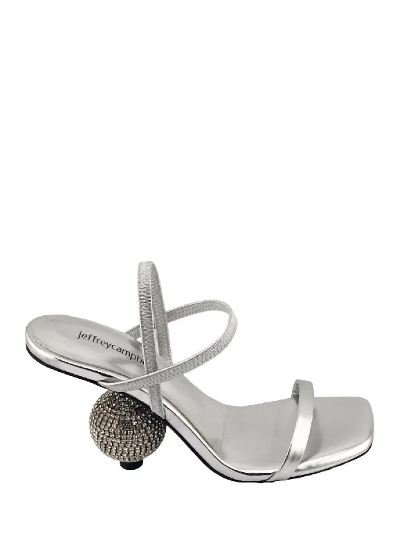 Women's Ankle - Strap Sandals with a Block Heel in Red for a Sophisticated StyleFunkadelic Sandals In Silver Women's Ankle - Strap Sandals with a Block Heel in Red for a Sophisticated StyleFunkadelic Sandals In Silver