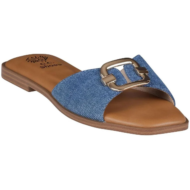 Women's Ankle - Strap Sandals with a Block Heel in Red for a Sophisticated StyleG.C. Shoes Womens DAVINA Denim Slip on Flatform Sandals Women's Ankle - Strap Sandals with a Block Heel in Red for a Sophisticated StyleG.C. Shoes Womens DAVINA Denim Slip on Flatform Sandals