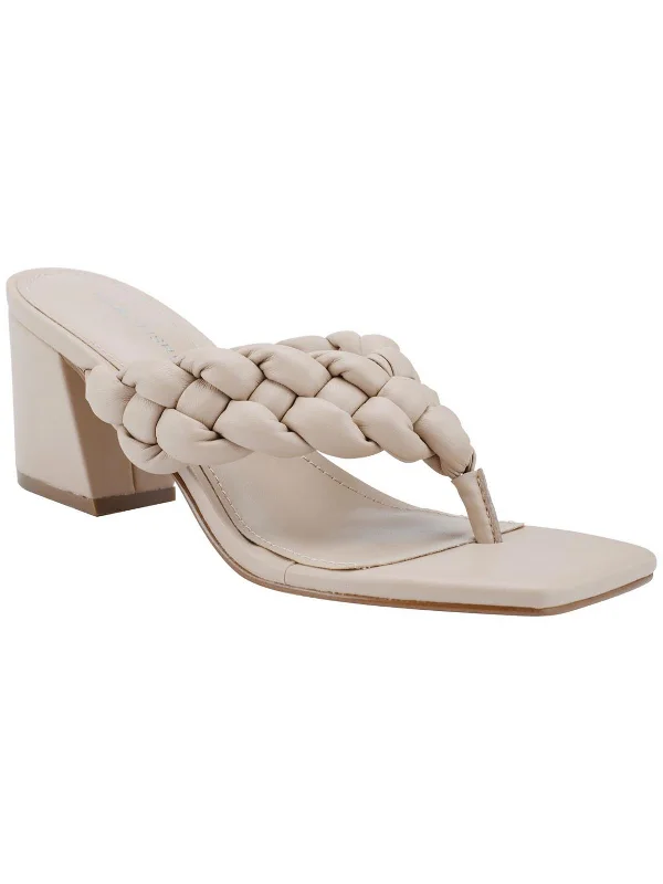 Women's Rhinestone - Embellished Open - Toe Sandals in Silver for a Glamorous Party LookGalynite Womens Faux Leather Slip-On Block Heel