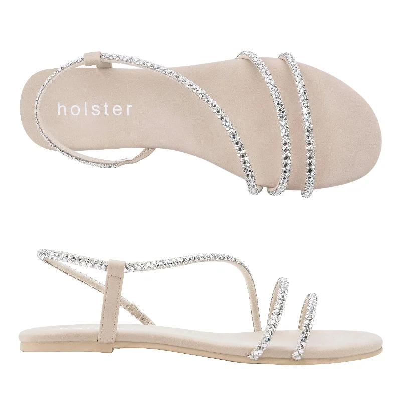 Sustainable Women's Recycled Material Sandals in Beige for Eco - Conscious ShoppersGeneva - Sand Sustainable Women's Recycled Material Sandals in Beige for Eco - Conscious ShoppersGeneva - Sand