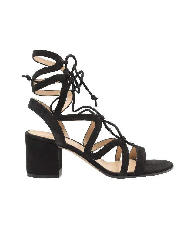 Women's Cork - Soled Espadrille Sandals with a Rope - Trimmed Upper in Navy for a Summer VibeGianvito Rossi Artemis 60 Lace-Up Sandals in Black Suede Women's Cork - Soled Espadrille Sandals with a Rope - Trimmed Upper in Navy for a Summer VibeGianvito Rossi Artemis 60 Lace-Up Sandals in Black Suede