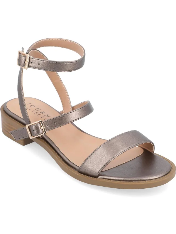 Women's Flat Slide Sandals with a Memory Foam Insole in White for All - Day Comfortgigi sandals Womens Patent Strappy Ankle Strap Women's Flat Slide Sandals with a Memory Foam Insole in White for All - Day Comfortgigi sandals Womens Patent Strappy Ankle Strap