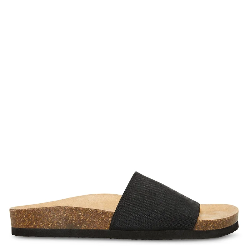 Elastic - Strap Women's Sandals with a Padded Toe in Teal for Easy On - and - OffGRAVITY BLACK Elastic - Strap Women's Sandals with a Padded Toe in Teal for Easy On - and - OffGRAVITY BLACK