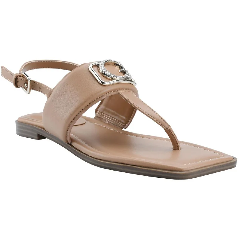 Women's Sandals with a Floral - Printed Upper in Pink for a Feminine Spring LookGuess Womens Arenna Faux Leather Adjustable Slingback Sandals Women's Sandals with a Floral - Printed Upper in Pink for a Feminine Spring LookGuess Womens Arenna Faux Leather Adjustable Slingback Sandals