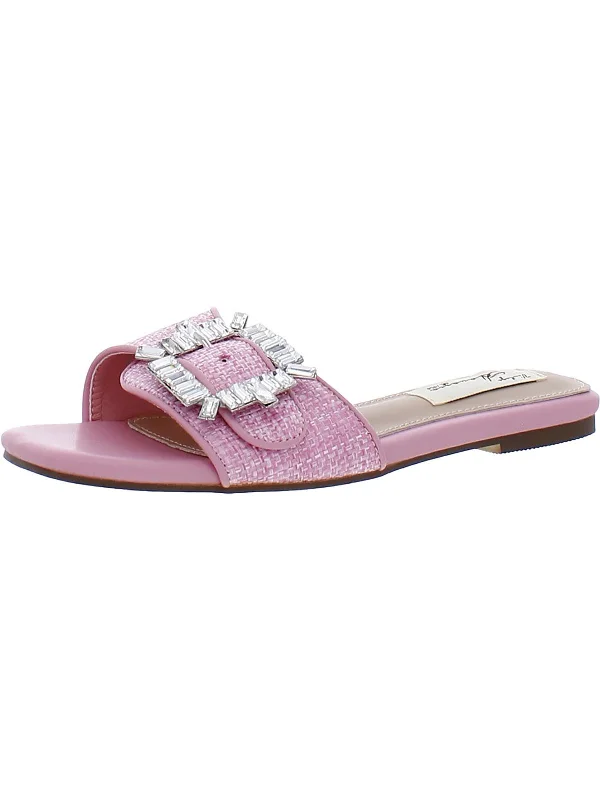 Women's Thong Sandals with a Beaded Design in Multicolor for a Beachy AestheticHarper Womens Faux Leather Rhinestone Slide Sandals Women's Thong Sandals with a Beaded Design in Multicolor for a Beachy AestheticHarper Womens Faux Leather Rhinestone Slide Sandals