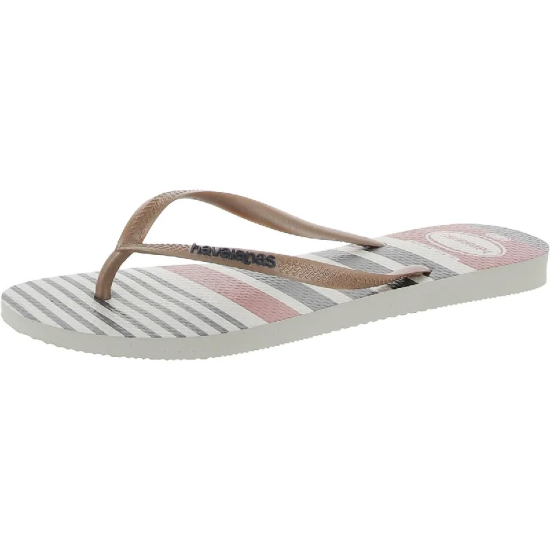 Women's Thong Sandals with a Beaded Design in Multicolor for a Beachy AestheticHavaianas Womens Alpargatae Flat Slip On Flip-Flops Women's Thong Sandals with a Beaded Design in Multicolor for a Beachy AestheticHavaianas Womens Alpargatae Flat Slip On Flip-Flops