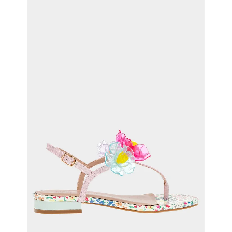 Women's Leather - Strapped Sandals with a Braided Detail in Brown for a Rustic AppealHavanah Pink Multi Women's Leather - Strapped Sandals with a Braided Detail in Brown for a Rustic AppealHavanah Pink Multi