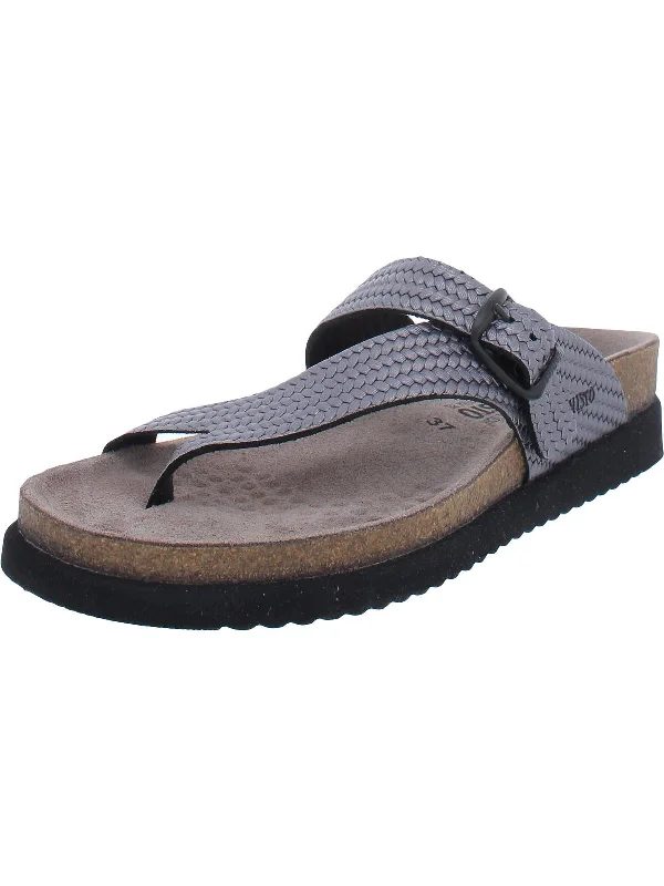 Anti - Slip Women's Sandals with a Grooved Sole in Green for Outdoor AdventuresHelen Womens Leather Slides Thong Sandals Anti - Slip Women's Sandals with a Grooved Sole in Green for Outdoor AdventuresHelen Womens Leather Slides Thong Sandals