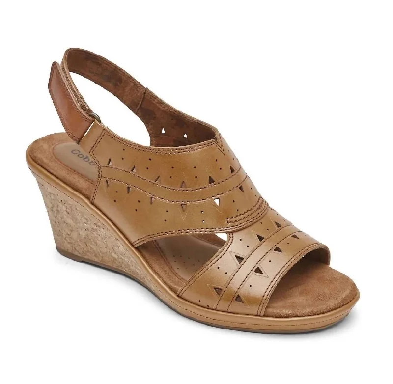 Orthopedic Women's Sandals with Arch Support in Gray for Foot HealthJanna Perf Sling Sandal In Tan Orthopedic Women's Sandals with Arch Support in Gray for Foot HealthJanna Perf Sling Sandal In Tan