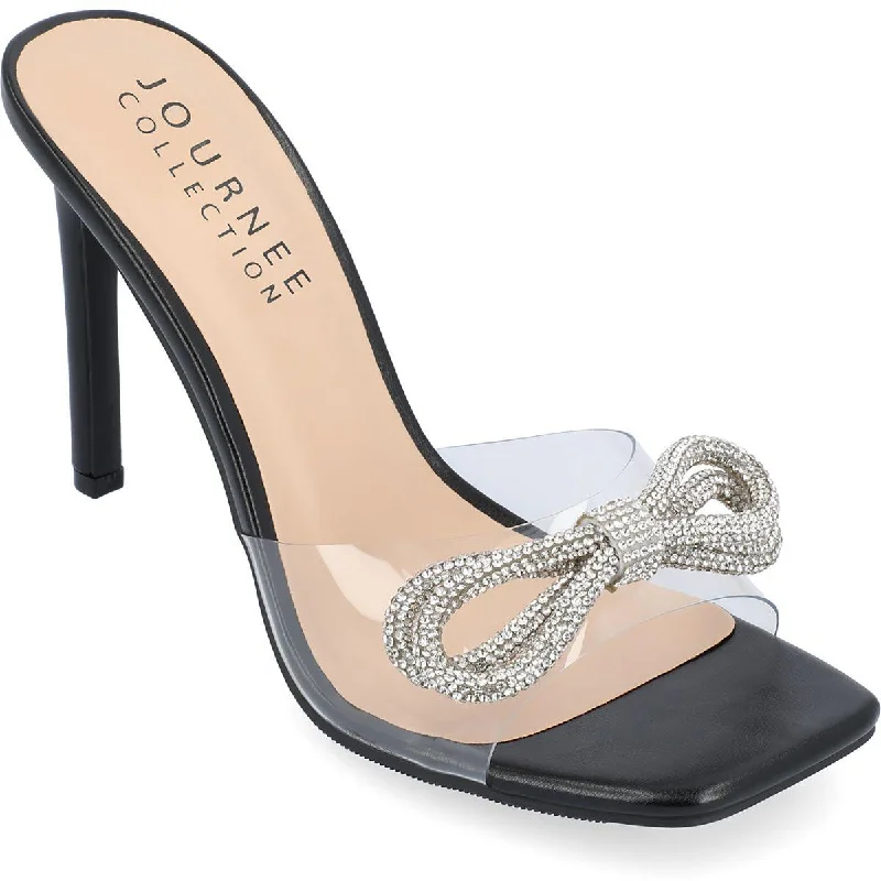 Women's Sandals with a Wedge Heel and a Tassel Detail in Orange for a Trendy LookJournee Collection Womens Fenella Faux Leather Rhinestone Slide Sandals Women's Sandals with a Wedge Heel and a Tassel Detail in Orange for a Trendy LookJournee Collection Womens Fenella Faux Leather Rhinestone Slide Sandals