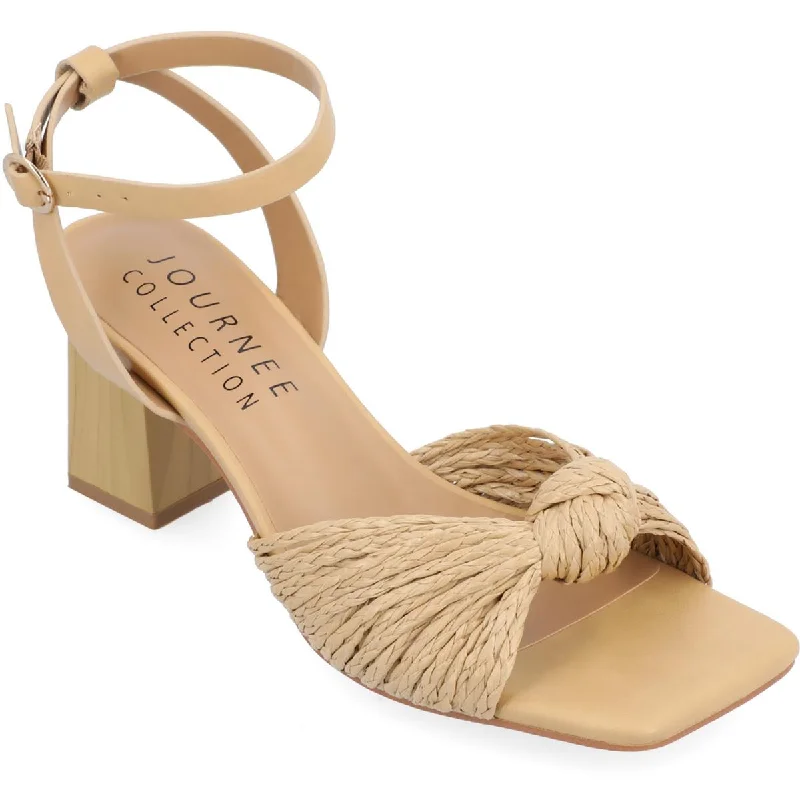 Women's Cork - Soled Espadrille Sandals with a Rope - Trimmed Upper in Navy for a Summer VibeJournee Collection Womens Galinda Summer Dress Block Heel Women's Cork - Soled Espadrille Sandals with a Rope - Trimmed Upper in Navy for a Summer VibeJournee Collection Womens Galinda Summer Dress Block Heel
