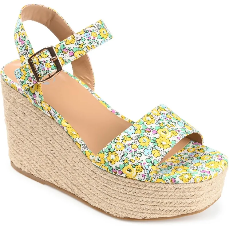 Waterproof Women's Rubber Beach Sandals with Arch Support in Blue for Water ActivitiesJournee Collection Womens Pearrl Casual Warm Wedge Sandals Waterproof Women's Rubber Beach Sandals with Arch Support in Blue for Water ActivitiesJournee Collection Womens Pearrl Casual Warm Wedge Sandals