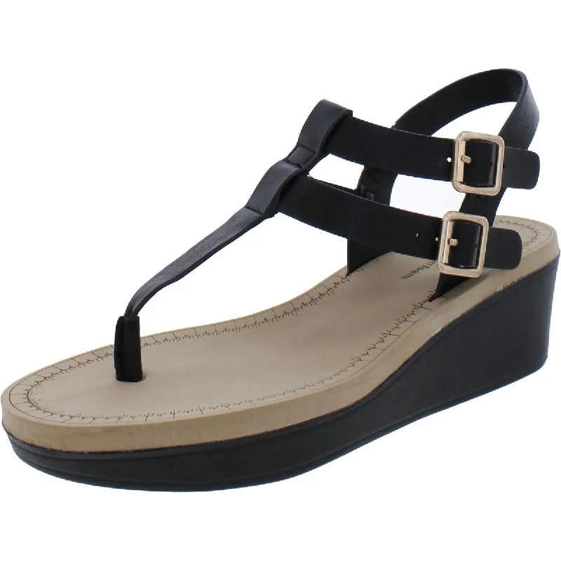 Women's Sandals with a Floral - Printed Upper in Pink for a Feminine Spring LookJournee Collection Womens Thong Buckles Wedge Sandals Women's Sandals with a Floral - Printed Upper in Pink for a Feminine Spring LookJournee Collection Womens Thong Buckles Wedge Sandals