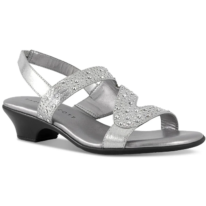 Elastic - Strap Women's Sandals with a Padded Toe in Teal for Easy On - and - OffKaren Scott Womens Elinna Sparking Asymmetrical Straps Ankle Strap Elastic - Strap Women's Sandals with a Padded Toe in Teal for Easy On - and - OffKaren Scott Womens Elinna Sparking Asymmetrical Straps Ankle Strap