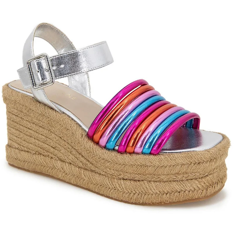 Women's Cork - Soled Espadrille Sandals with a Rope - Trimmed Upper in Navy for a Summer VibeKenneth Cole New York Womens SHELBY Casual Ankle strap Wedge Sandals Women's Cork - Soled Espadrille Sandals with a Rope - Trimmed Upper in Navy for a Summer VibeKenneth Cole New York Womens SHELBY Casual Ankle strap Wedge Sandals