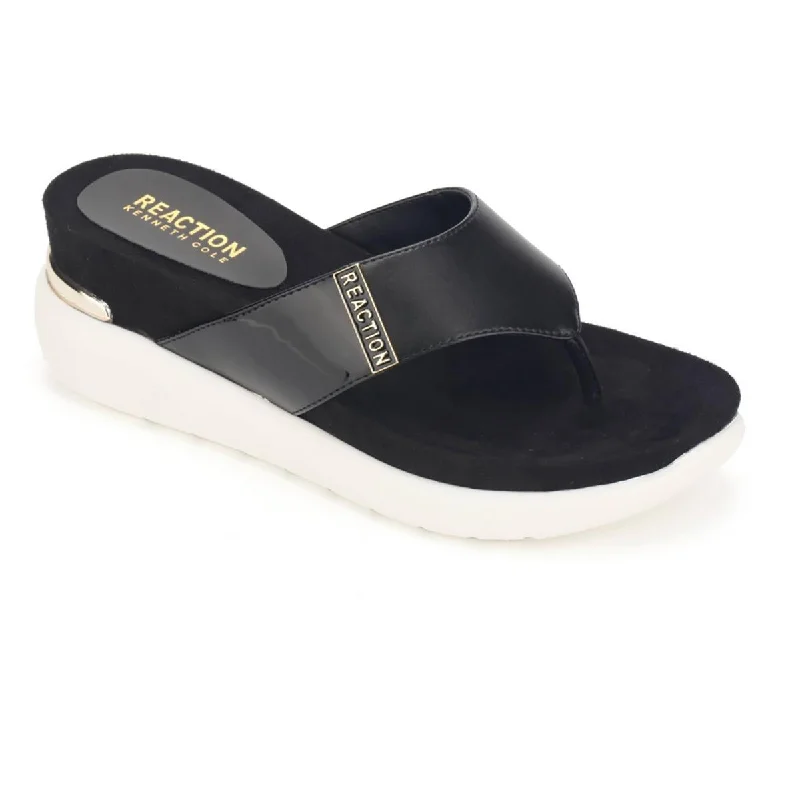 Waterproof Women's Rubber Beach Sandals with Arch Support in Blue for Water ActivitiesKenneth Cole Reaction Womens Blaire Logo Slides Thong Sandals Waterproof Women's Rubber Beach Sandals with Arch Support in Blue for Water ActivitiesKenneth Cole Reaction Womens Blaire Logo Slides Thong Sandals