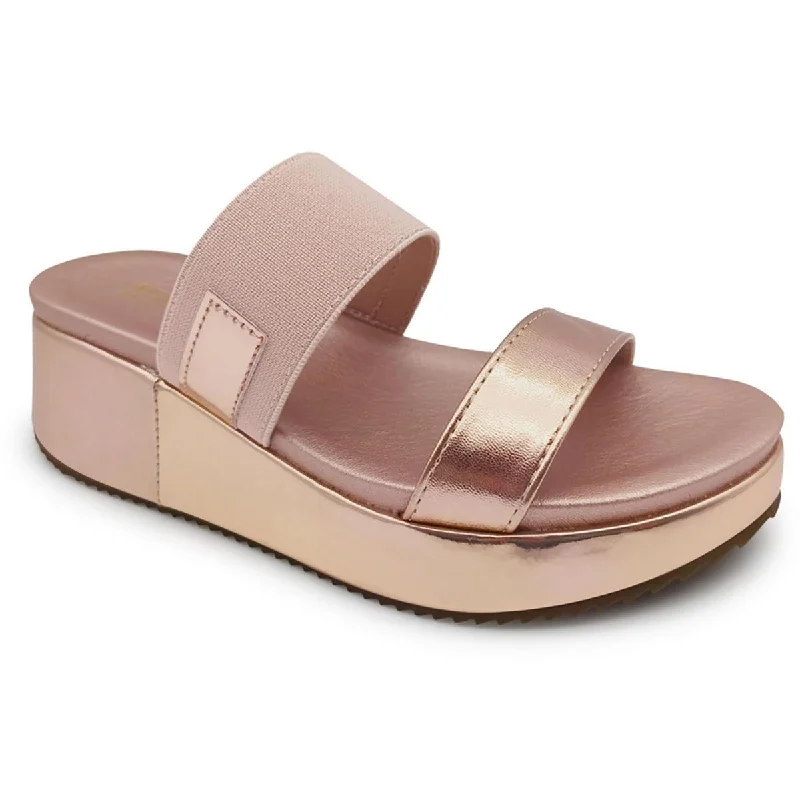 Child - Friendly Women's Sandals with a Secure Buckle in Purple for Moms on the GoKenneth Cole Reaction Womens PERRY Open toe Wedge Wedge Sandals Child - Friendly Women's Sandals with a Secure Buckle in Purple for Moms on the GoKenneth Cole Reaction Womens PERRY Open toe Wedge Wedge Sandals