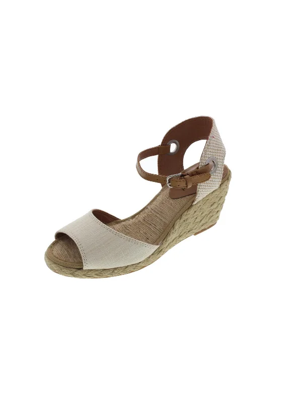 Women's Strappy Gladiator Sandals with Buckle Closures in Tan for a Boho LookKyndra Womens Canvas Wedge Espadrilles Women's Strappy Gladiator Sandals with Buckle Closures in Tan for a Boho LookKyndra Womens Canvas Wedge Espadrilles