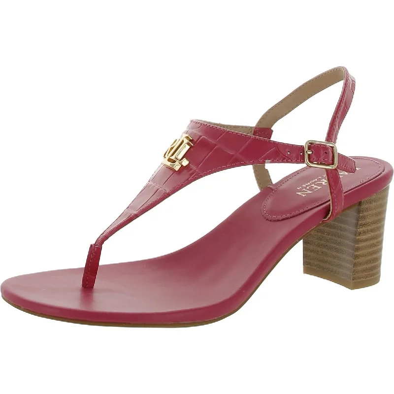 Elastic - Strap Women's Sandals with a Padded Toe in Teal for Easy On - and - OffLauren Ralph Lauren Womens WESTCOTT II Leather Thong Sandal Ankle Strap Elastic - Strap Women's Sandals with a Padded Toe in Teal for Easy On - and - OffLauren Ralph Lauren Womens WESTCOTT II Leather Thong Sandal Ankle Strap
