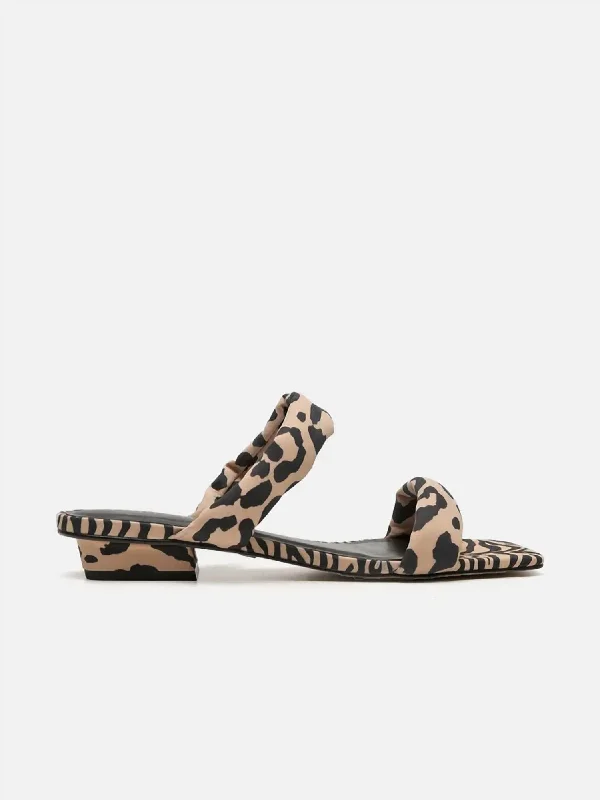 Plus Size Women's Wide - Width Platform Sandals in Black for Added Comfort and HeightLeopard Flat Sandals In Beige Plus Size Women's Wide - Width Platform Sandals in Black for Added Comfort and HeightLeopard Flat Sandals In Beige