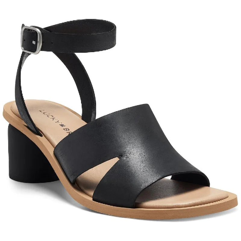 Elastic - Strap Women's Sandals with a Padded Toe in Teal for Easy On - and - OffLucky Brand Womens Pemal Leather Ankle Strap Heel Sandals Elastic - Strap Women's Sandals with a Padded Toe in Teal for Easy On - and - OffLucky Brand Womens Pemal Leather Ankle Strap Heel Sandals