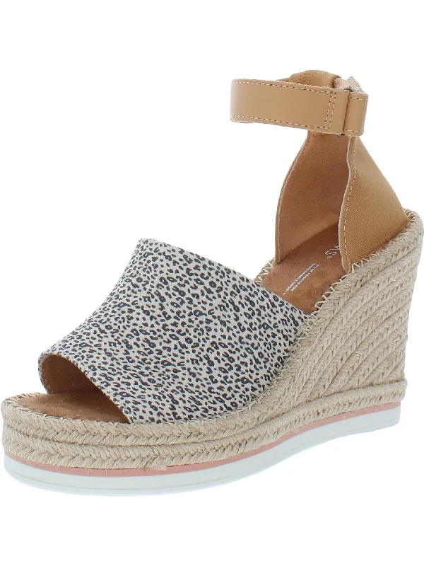 Women's Sandals with a Floral - Printed Upper in Pink for a Feminine Spring LookMarisol Womens Ankle Strap Heeled Espadrilles Women's Sandals with a Floral - Printed Upper in Pink for a Feminine Spring LookMarisol Womens Ankle Strap Heeled Espadrilles