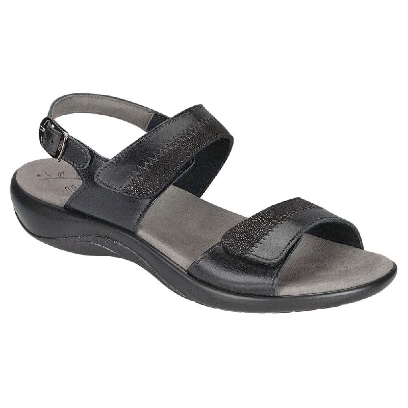 Women's Sandals with a Glitter - Coated Strap in Gold for a Sparkly Summer OutfitSas Women's Nudu Sandal Midnight Women's Sandals with a Glitter - Coated Strap in Gold for a Sparkly Summer OutfitSas Women's Nudu Sandal Midnight