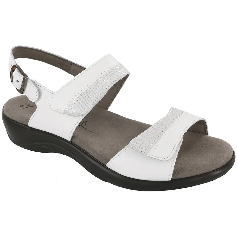 Women's Leather - Strapped Sandals with a Braided Detail in Brown for a Rustic AppealSas Women's Nudu Sandal White Women's Leather - Strapped Sandals with a Braided Detail in Brown for a Rustic AppealSas Women's Nudu Sandal White
