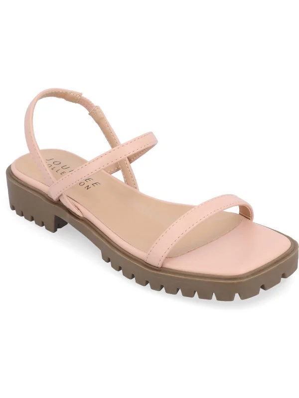 Waterproof Women's Rubber Beach Sandals with Arch Support in Blue for Water ActivitiesNYLAH Womens Faux Leather Square Toe Platform Sandals Waterproof Women's Rubber Beach Sandals with Arch Support in Blue for Water ActivitiesNYLAH Womens Faux Leather Square Toe Platform Sandals