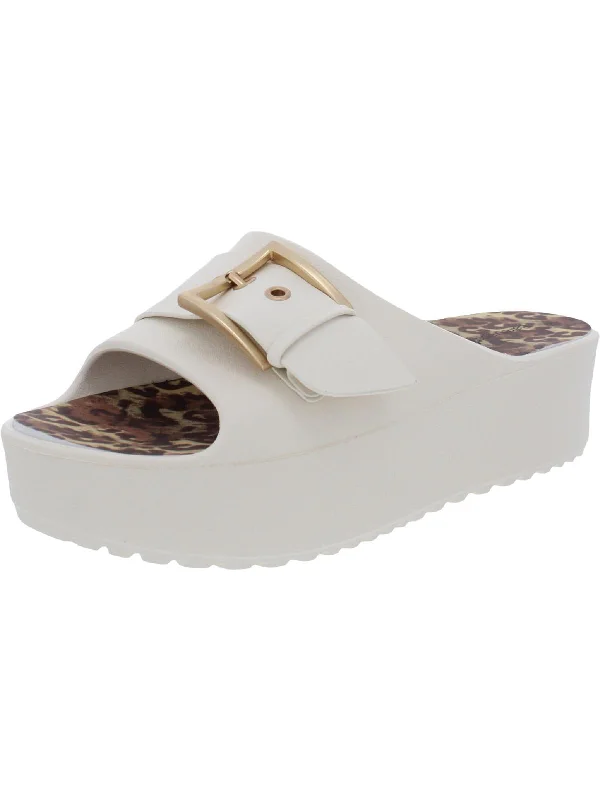 Women's Sandals with a Floral - Printed Upper in Pink for a Feminine Spring LookPacey Womens Faux Leather Platform Flatform Sandals Women's Sandals with a Floral - Printed Upper in Pink for a Feminine Spring LookPacey Womens Faux Leather Platform Flatform Sandals