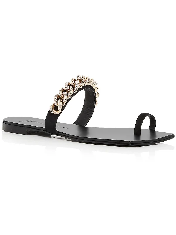 Women's Flat Slide Sandals with a Memory Foam Insole in White for All - Day ComfortPENTAGONO Womens Toe Ring Slip On Flatform Sandals Women's Flat Slide Sandals with a Memory Foam Insole in White for All - Day ComfortPENTAGONO Womens Toe Ring Slip On Flatform Sandals