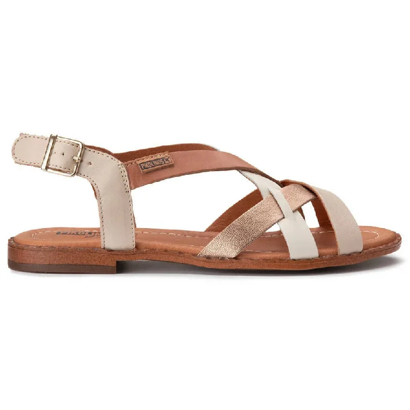 Sustainable Women's Recycled Material Sandals in Beige for Eco - Conscious ShoppersAlgar Calfskin Leather Women's Strappy Flat Sandals Sustainable Women's Recycled Material Sandals in Beige for Eco - Conscious ShoppersAlgar Calfskin Leather Women's Strappy Flat Sandals