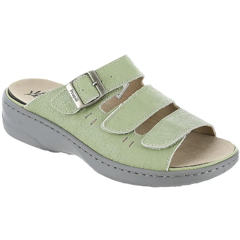 Women's Sandals with a Glitter - Coated Strap in Gold for a Sparkly Summer OutfitPropet Womens Breezy Walker Leather Peep-Toe Slide Sandals Women's Sandals with a Glitter - Coated Strap in Gold for a Sparkly Summer OutfitPropet Womens Breezy Walker Leather Peep-Toe Slide Sandals