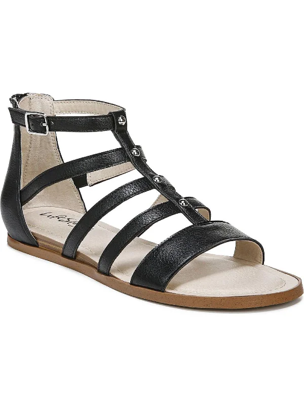 Sustainable Women's Recycled Material Sandals in Beige for Eco - Conscious ShoppersRally Womens Faux Leather Ankle Strap Huarache Sandals Sustainable Women's Recycled Material Sandals in Beige for Eco - Conscious ShoppersRally Womens Faux Leather Ankle Strap Huarache Sandals