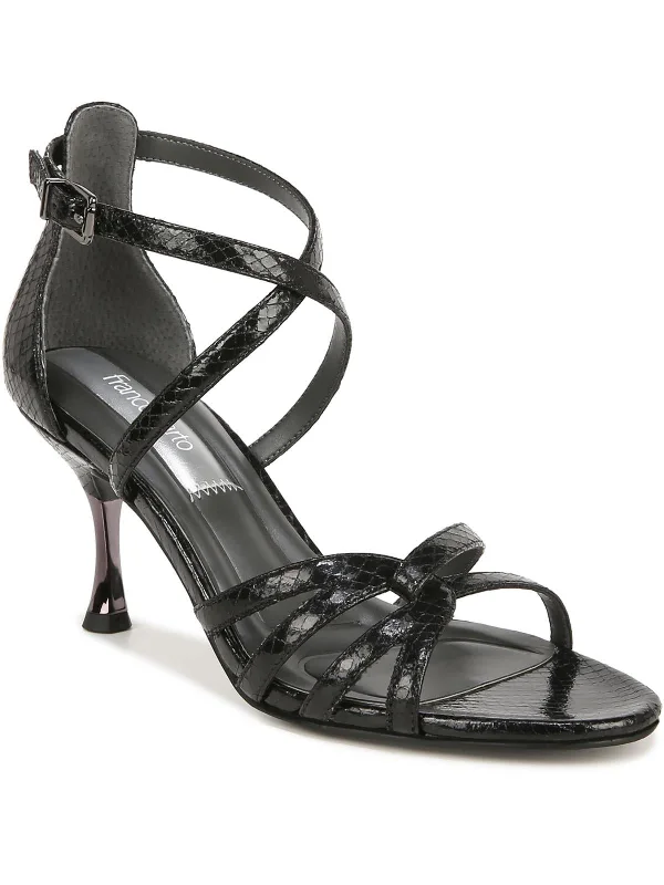 Adjustable Strap Women's Sandals with a Padded Heel in Pink for a Custom FitRika Womens Faux Leather Ankle Strap Heels Adjustable Strap Women's Sandals with a Padded Heel in Pink for a Custom FitRika Womens Faux Leather Ankle Strap Heels
