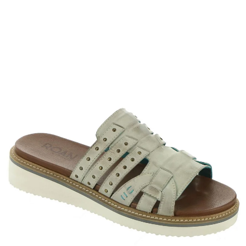 Elastic - Strap Women's Sandals with a Padded Toe in Teal for Easy On - and - OffRoan by Bed Stu Womens Pine Leather Strappy Platform Sandals Elastic - Strap Women's Sandals with a Padded Toe in Teal for Easy On - and - OffRoan by Bed Stu Womens Pine Leather Strappy Platform Sandals
